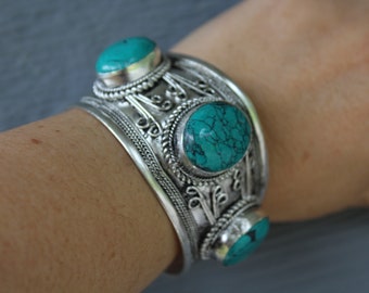 Turquoise  Statement Bracelet