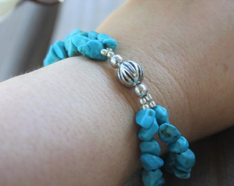 Turquoise Beaded Bracelet