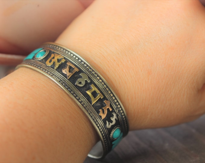 Turquoise Om Bracelet