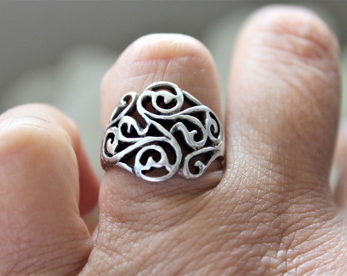 Sterling Silver Ring, Statement Ring