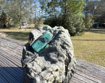 Green Emerald Specimen ~ Stone of WISDOM and LUCK