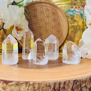 Genuine Clear Quartz Point  ~ Quartz Tower - Quartz Generator - Quartz Obelisk - Crystal Tower ~ Crystal ~ Metaphysical  ~ Healing Crystal