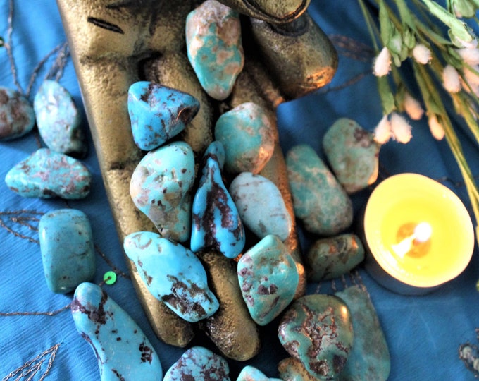 Natural Turquoise Tumbled Stone