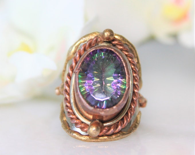 Mystic Topaz  Ring