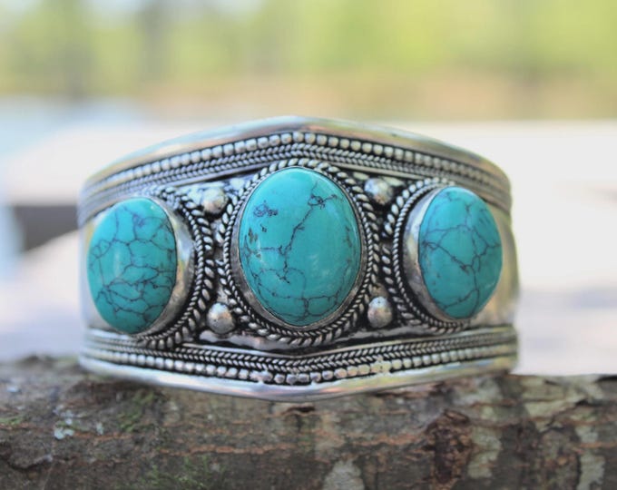Bohemian Turquoise Bracelet