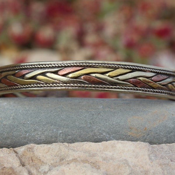 Copper Cuff Bracelet, Boho Bracelet, Gypsy Bracelet, Southwestern Cuff Bracelet, cowgirl Bracelet, Hippie Bracelet , Healing Bracelet