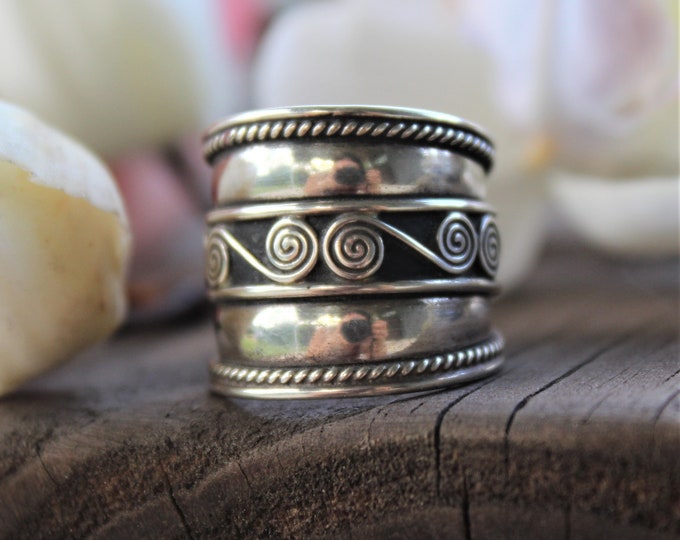 Sterling Silver Statement Ring  ~ Gift for Her