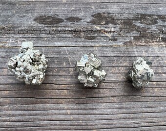 Raw Pyrite Cluster: Abundance Crystal, Chakra Healing