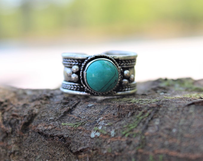 Turquoise Adjustable Ring
