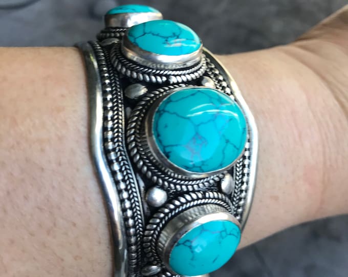 Turquoise Cuff  Bracelet