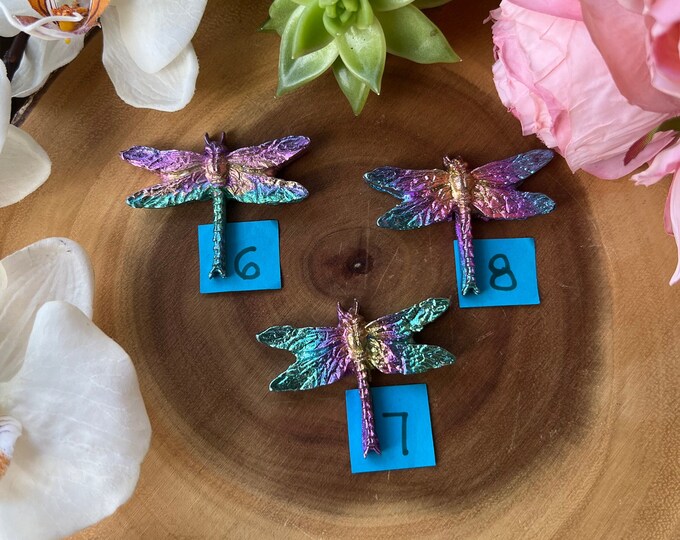 Dragonfly Bismuth /  Bismuth Crystal / Bismuth Specimen / Geometric Form Stone / Rainbow Crystal / Bismuth Ore  / Healing Crystal