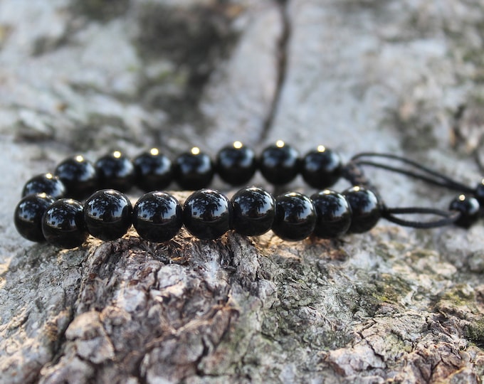 Onyx Mala Wrist Bracelet