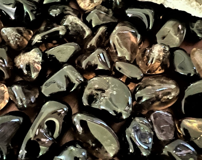 Polished Smoky Quartz Tumbled Crystal