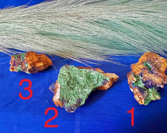 Azurite Malachite Crystal Cluster