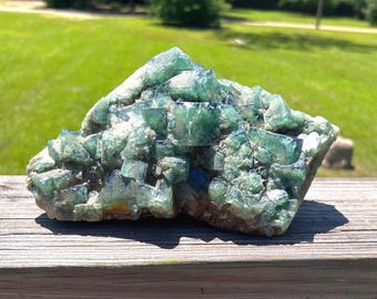 Green Fluorite Natural Chunk