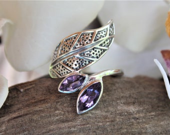 Amethyst Sterling Silver Ring