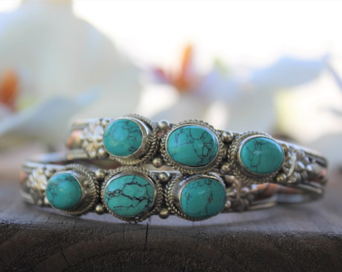 Turquoise Copper Cuff Bracelet