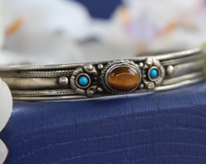 Tiger's eye Cuff Bracelet