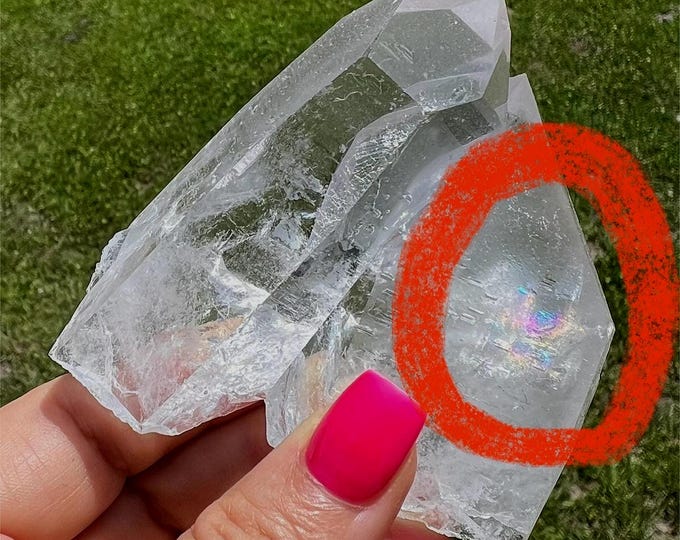 Amazing Clear Quartz Crystal Cluster