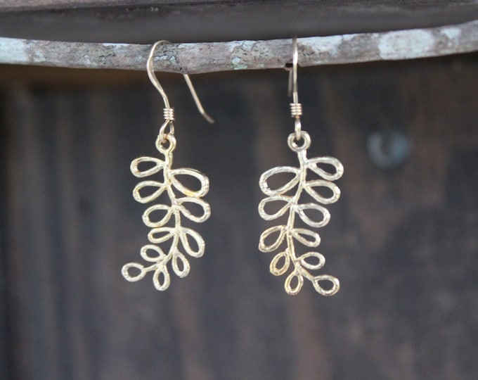 Leaf Gold Earrings