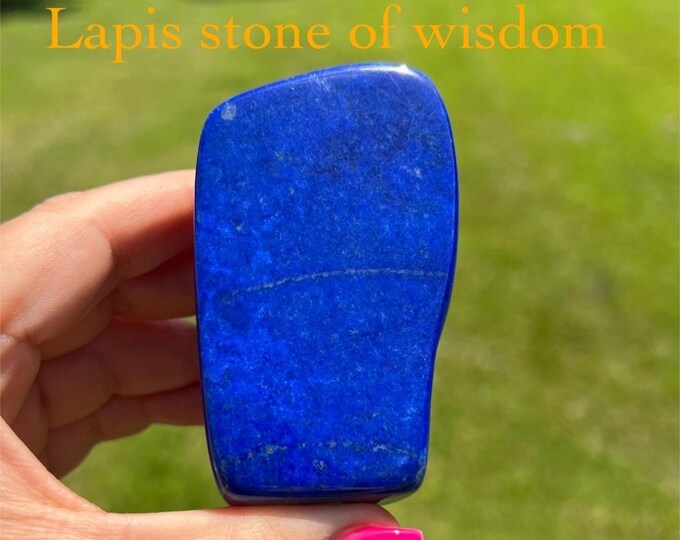 Lapis Lazuli Free form Grade AAA ~ Stone of WISDOM