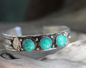Turquoise Bracelet , Birthstone Bracelet , Blue Stone Bracelet , Boho Bracelet , Gypsy Bracelet , Cowboy Bracelet ,cowgirl Bracelet