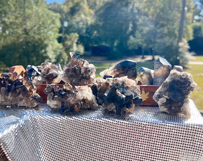 Smokey Quartz Cluster