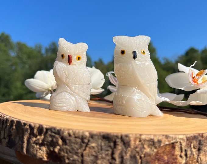 Owl Stone Statue