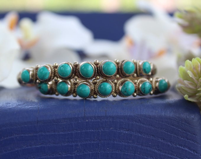 Turquoise Copper Cuff Bracelet