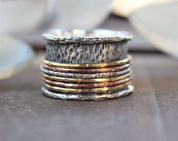 Sterling Silver Spinner Ring