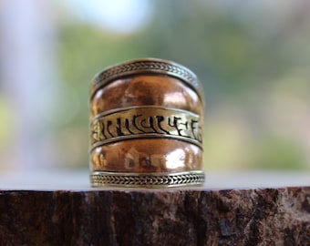 Mantra OM Copper Ring