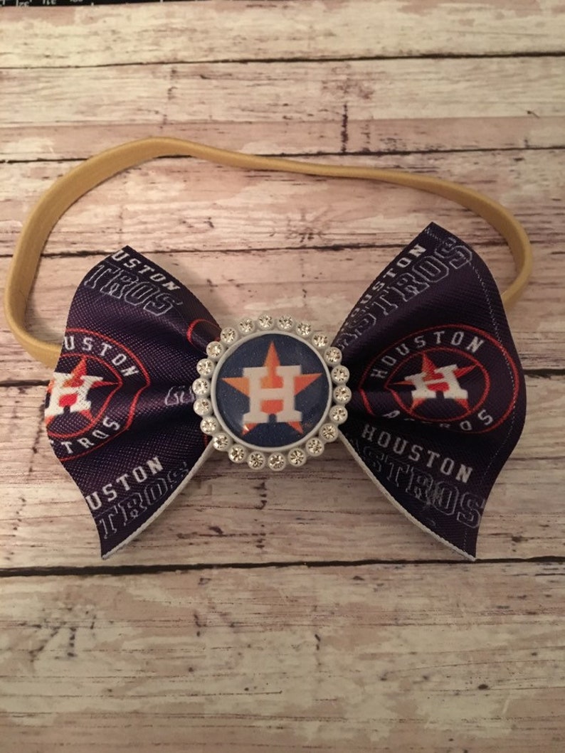 Houston Astros Hair Bow/ Headband Etsy
