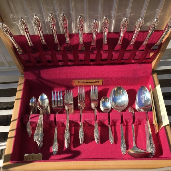 Oneida Community Evening Star Flatware Etsy