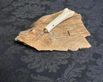 handpoke tool, Hueso de oveja, real Bone