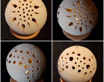 Bola luminosa de cerámica de 14 cm resistente al invierno