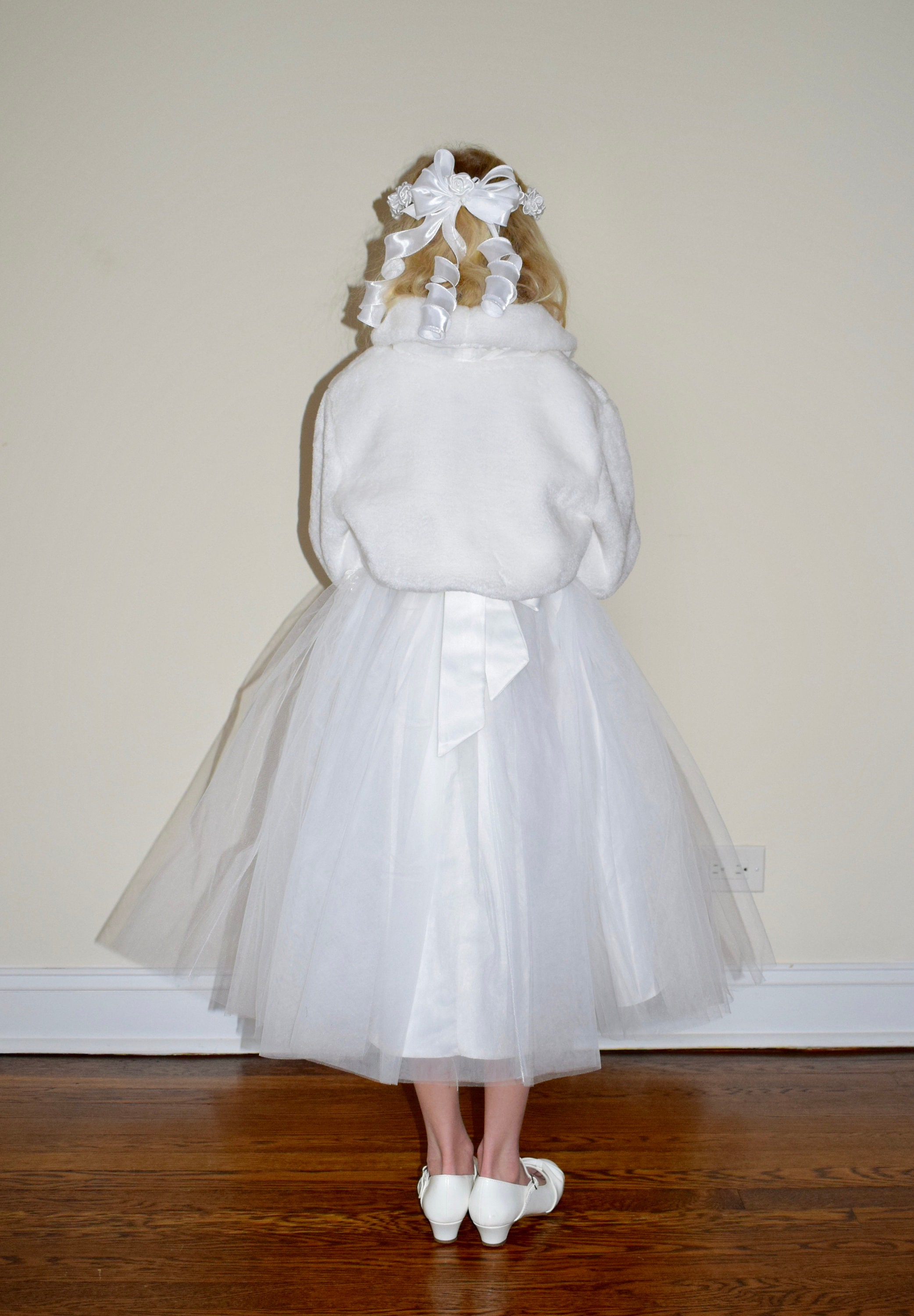 Flower girl jacket winter flower girl jacket flower girl Etsy