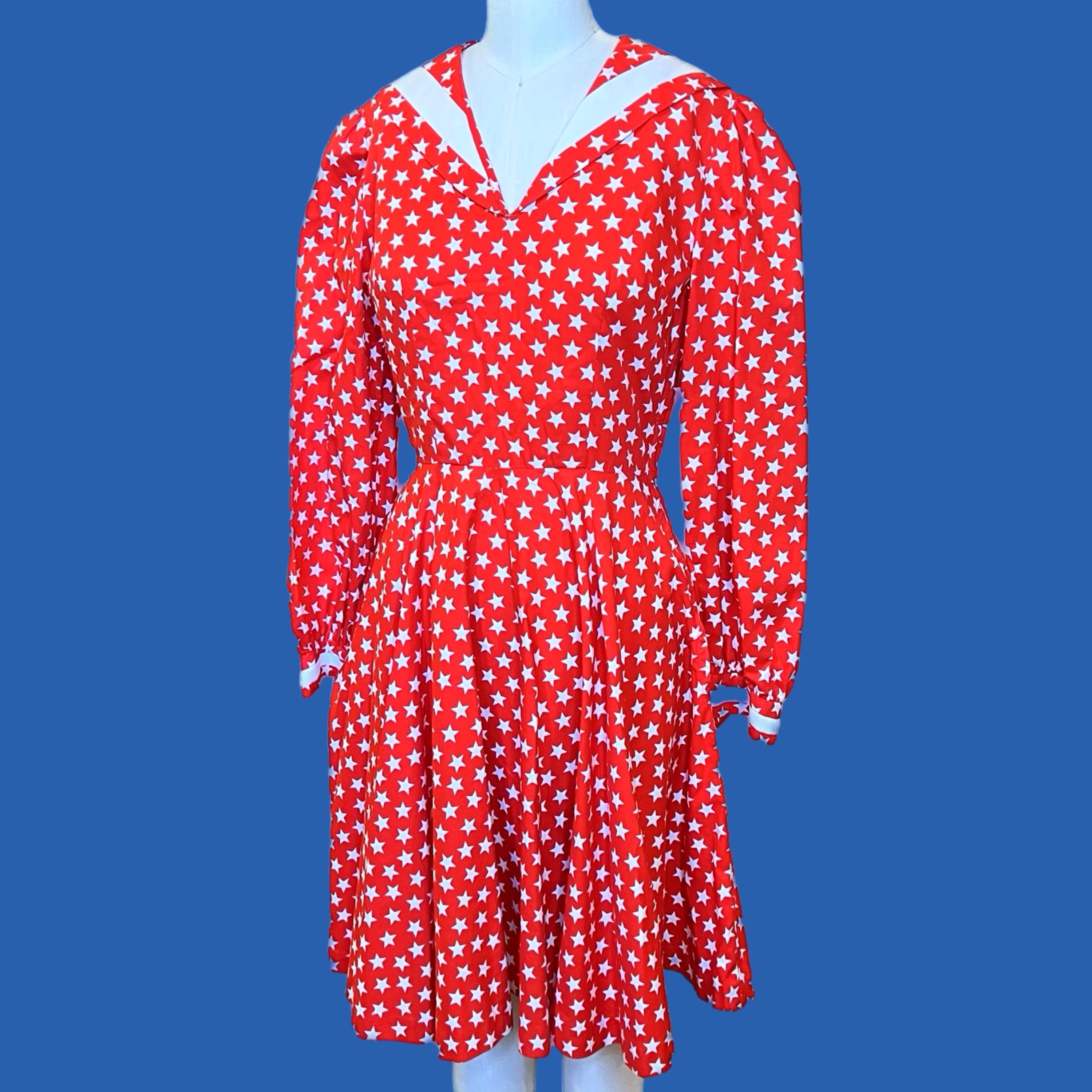 chinese dress ladies 50s/60s Shirtwaist Dress in Red – Better Dresses Vintage main image 0
