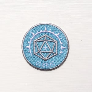 CLERIC - Dungeons & Dragons Inspired Scout/Achievement Iron On Patch