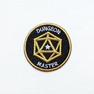 Dungeons & Dragons Inspired Scout/Achievement Iron On Patch - DUNGEON MASTER