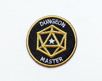 Dungeons & Dragons Inspired Scout/Achievement Iron On Patch - DUNGEON MASTER