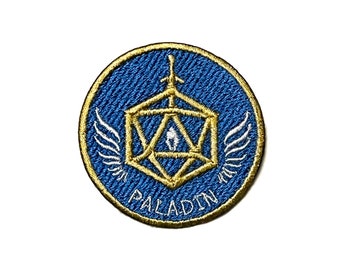 PALADIN - Dungeons & Dragons Inspired Scout/Achievement Iron On Patch