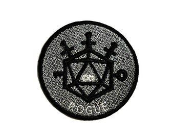 ROGUE - Dungeons & Dragons Inspired Scout/Achievement Iron On Patch