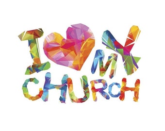Download I Love My Church Etsy