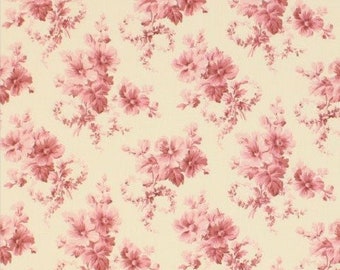 Vintage Floral Fabric Etsy