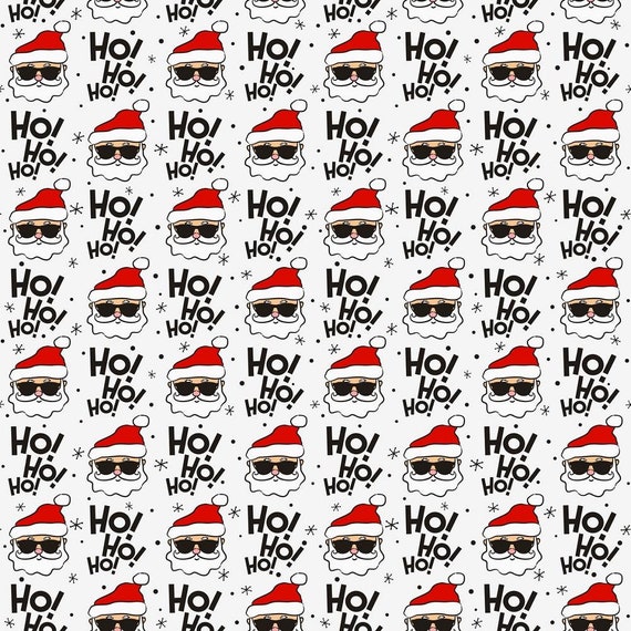 Cool Santa Claus Fabric –