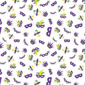 Mardi Gras Decorations Fabric