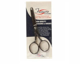 Famore Blunt Tip Heirloom Safety Pocket Scissor - 4 1/2"