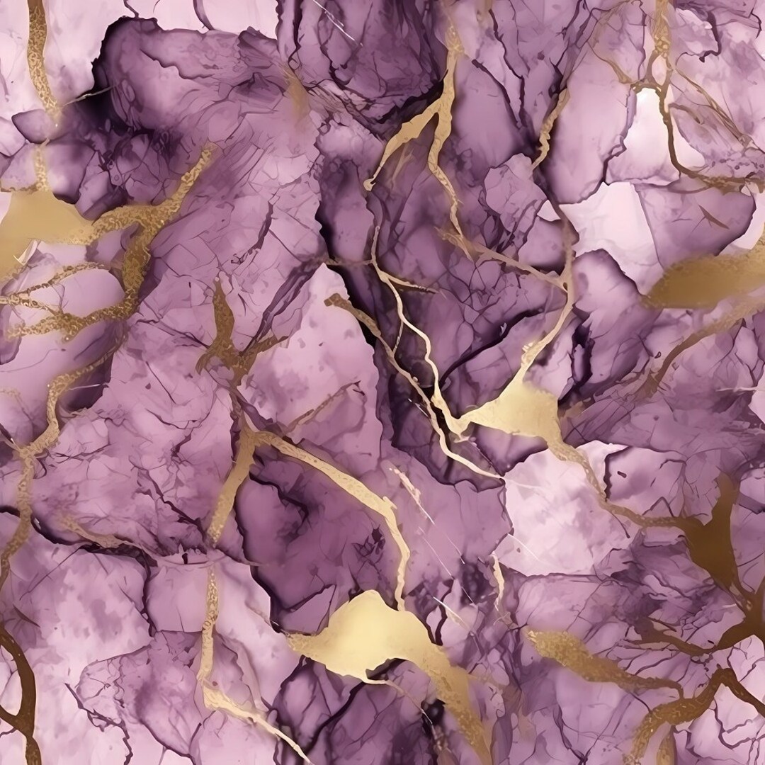 Elegant Marble Eggplant Fabric Etsy