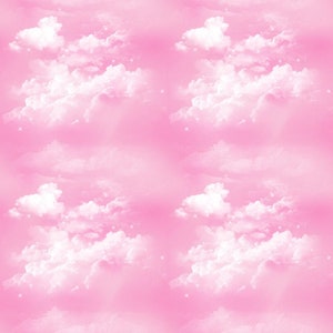 Pink Clouds 6 Fabric