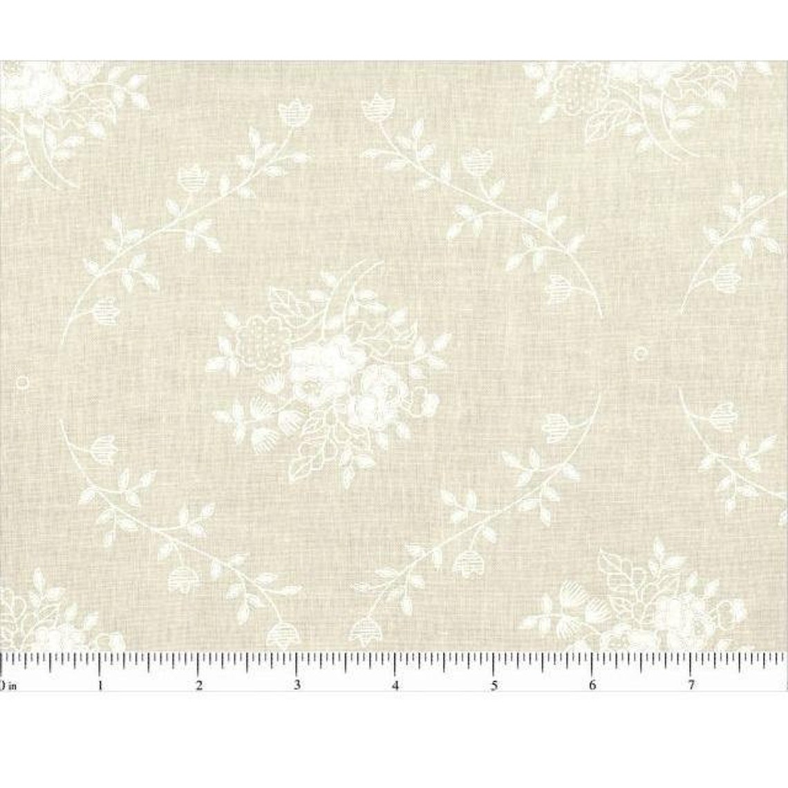 108 Floral Quilt Backing Fabric Tint Etsy